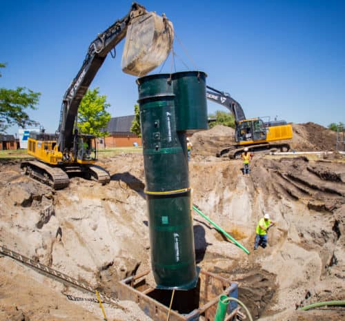 large green cylindrical 2021